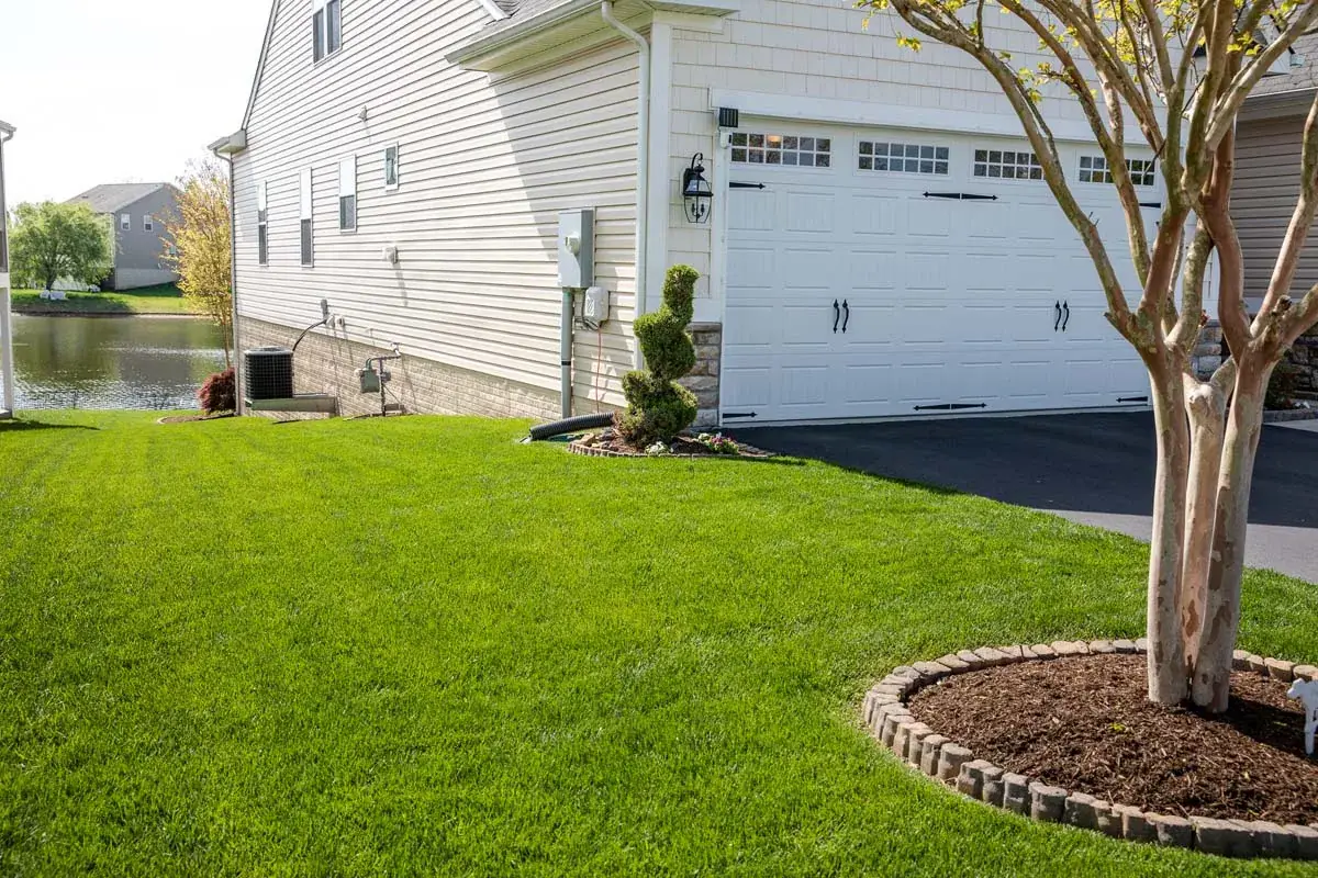 an image of a beautiful and well maintained lawn